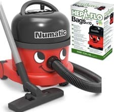 Image of Numatic NRV240-11 9L 620W Canister Vacuum Cleaner - Red