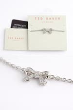 Image of Ted Baker London Silver Crystal Bow Bracelet Carsaa TBJ2671 New With Tags