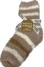 Image of LADIES LUXURY COSY SUPER SOFT BED / LOUNGE SOCKS * IDEAL GIFT IDEA *