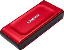 Image of Kingston XS1000 2TB External SSD USB 3.2 Gen 2 Portable Solid State Drive Red