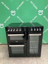 Image of Belling Cookcentre 90E Electric Range Cooker Black A/A 444411791 #LF126715