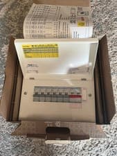Image of Hager 6way 100A Consumer Unit Fully Loaded
