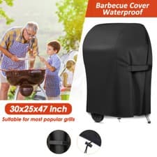 Image of For Weber Spirit 210 Waterproof BBQ Gas Full Grill Cover 420D Oxford 30"x25"x43"