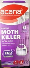 Image of Acana Hanging Moth Killer & Freshener, 4 Pack - Lavender Fragrance, Natural Oils