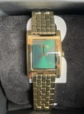 Image of Hugo Boss Women's Green Dial & Gold  Watch BNWT