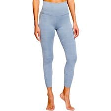 Image of Nike Yoga Luxe High Rise 7/8 Ruched Leggings Cerulean Blue CJ3683-491 Womens S