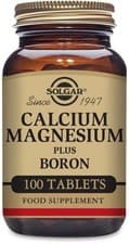 Image of Solgar Calcium Magnesium Plus Boron 100 tablets 500mg