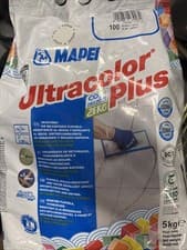 Image of Mapei Ultracolor Plus Grout Flexible Wall-Floor 5kg, White 100