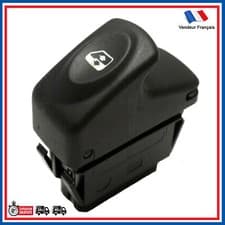 Image of Button control switch for front window lifter - 7700838100 7700838102