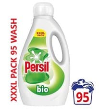 Image of Persil XXXL Washing Liquid Detergent Bio 95 Washes 2.565L Bio Stain Removal