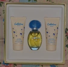 Image of RARE BNIB Cabotine Blue Parfum Gres Eau de Toilette 50ml Gift Set