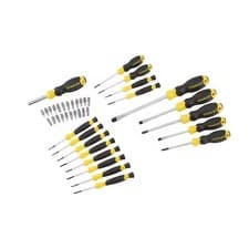 Image of STANLEY CUSHION GRIP Screwdriver Set Parallel Flared Phillips 4 pc STHT0-62144Q