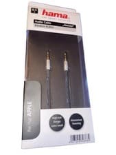 Image of Hama 0.5m AluLine 3.5 mm Jack Plug - 3.5 mm Jack Plug Stereo Connecting Cable