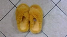 Image of Accessorize slippers 5-6 Brand new. New were £27.00 Gold colour