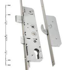 Image of Avantis uPVC French Door Lock 550 Series 2 Hook 2 Roller 16mm Faceplate