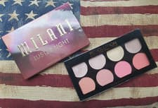 Image of Milani Luster Light Eyeshadow Palette and Revolution Blush Goddess Blush Palette