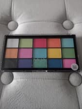 Image of MUA Matte/Pearl Eyeshadows 15x Shades "Colour Burst" Bright Vibrant Sealed