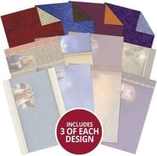 Image of Hunkydory Luxury Papers & Inserts For Cards ~ A CHILD IS BORN (A4, 36 Sheets)
