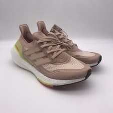 Image of Adidas Ultraboost 21 Pale Pink Workout Running Shoes Women Rare FY0399 Size 9