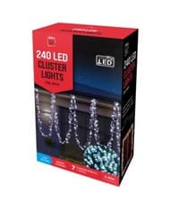 Image of Cluster Christmas Tree String Lights Outdoor Indoor Timer 8 Modes 240-720LEDs