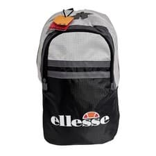 Image of Ellesse Bivari Travel Bag School Bag Backpack Reflective Black Grey