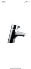 Image of Tap Mixer Armitage Shanks Push botton/Self Closing Chrome Bathroom Tap B8263AA