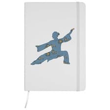 Image of 'Tai Chi floral lady ' A5 Ruled Notebooks / Notepads (NB041087)