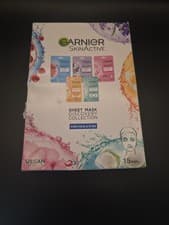 Image of Garnier Hydrating Sheet Mask Discovery Collection For Dry Skin With Face And Eye