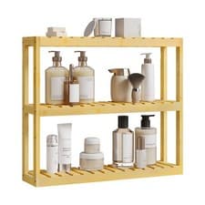 Image of Wall Shelf Bathroom Shelf Storage Racking Shelves Kitchen Storage Hanging Shelf