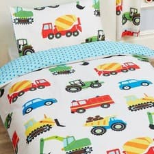 Image of KIDS JUNIOR DUVET COVER SET - BEDDING GIRLS BOYS UNICORN SPACE ANIMALS