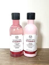 Image of BODY SHOP VITAMIN E CREAM CLEANSER & HYDRATING TONER 250ML EACH BRAND NEW