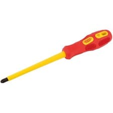 Image of Draper 1x Expert No.3x150mm Fully Insulated PZ Slot Screwdriver Tool 75389