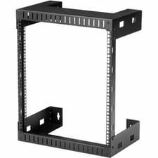 Image of Startech 2-Post 12U Heavy-Duty Wall-Mount Network Rack 19" Open Frame Server Rac