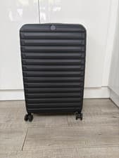Image of Delsey Large Hard Suitcase with 360° Rotate, Expandable & TSA Lock - Black