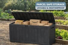 Image of Keter Atlas 270L Garden Storage Box Parcel Lockable WATERPROOF UK FAST DISPATCH