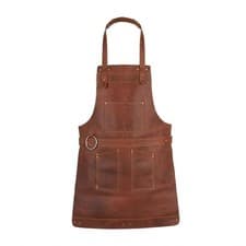 Image of Real Leather Apron Butcher Apron -Cook Apron -BBQ Apron - Apron Gift