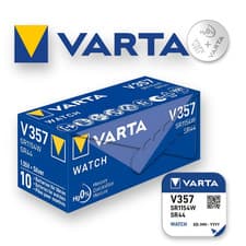 Image of 357 SR1154W VARTA Watch Battery Silver Oxide Cell 1.55V SR44 *EXPIRY 11/2027*