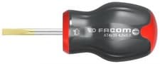 Image of Facom AT4X35 Protwist Short (Stubby) Slotted Screwdriver 4 x 35mm
