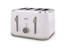 Image of Breville Obliq Lilac & Gold 4 Slice Toaster