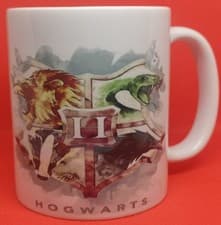 Image of Custom Unofficial Printed Harry Potter Hogwarts Crest 11oz Boxed Mug.