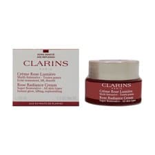 Image of Clarins Anti Ageing Moisturiser Super Restorative Rose Radiance Cream 50ml