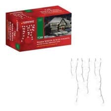 Image of Christmas Workshop 720 LED Icicle Chaser Lights - Warm White
