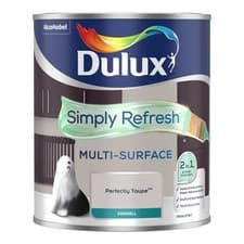 Image of DULUX SIMPLY REFRESH MULTI SURFACE EGGSHELL PERFECTLY TAUPE