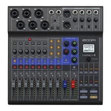 Image of ZOOM LiveTrak L-8 8ch Live Podcast Digital Mixer and Recorder NEW from Japan