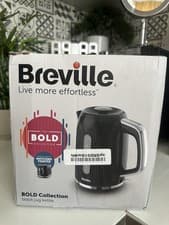 Image of BREVILLE BOLD COLLECTION BLACK Jug Kettle VKT221 1.7Litre