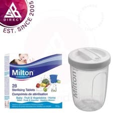 Image of Milton Solo Single Bottle Steriliser & Milton Standard Sterilising Tablet 28Pk