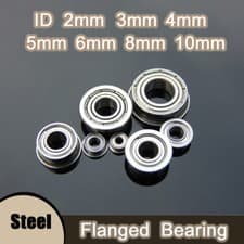 Image of Flanged Ball Bearing Edged Bearings 4WD Bearings Flange Bearing for RC Car DIY