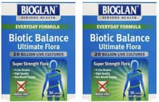Image of Bioglan Biotic Balance Ultimate Flora 30 Capsules Duo Pack - 30 Caps x 2 