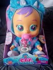 Image of Cry Babies Fantasy Tina Blue Doll with Sound and tears - H04