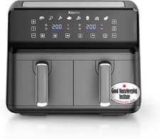 Image of Air Fryer 9L Dual Zone  - 8 In 1 Cooking Functions - 2700W Energy